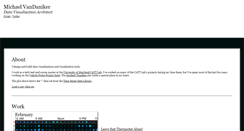 Desktop Screenshot of michaelvandaniker.com